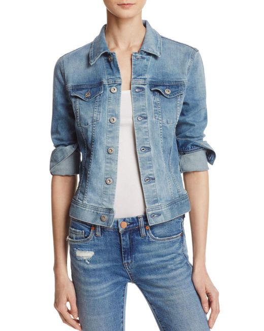 Lyst - AG Jeans Robyn Denim Jacket In Streamside in Blue