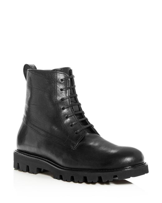 Vince Men's Commander Leather Boots in Black for Men - Save 7% - Lyst