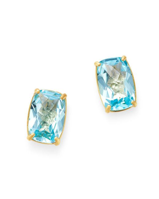 Lyst Bloomingdale S Sky Blue Topaz Stud Earrings In 14k Yellow Bloomingdale S Sky Blue Topaz Stud Earrings In 14k Yellow Gold