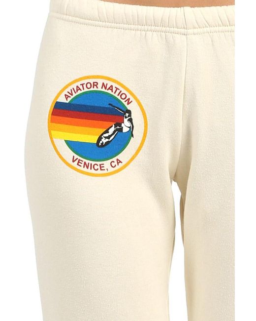 aviator nation logo sweatpants