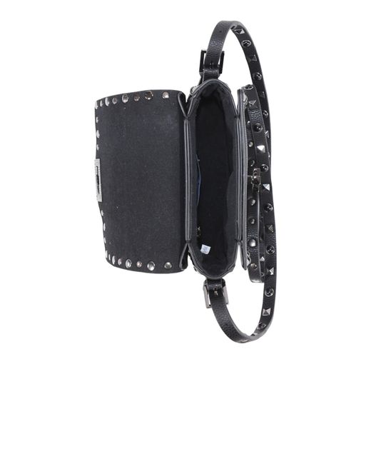 Inzi Small Studded Crossbody Bag in Black - Save 5% | Lyst
