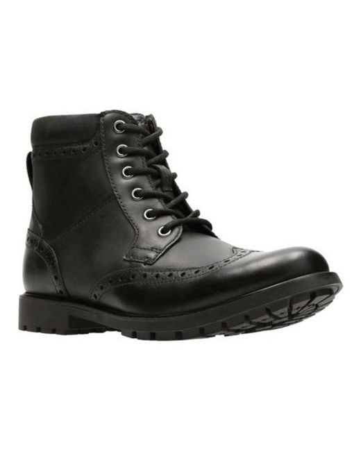Lyst - Clarks Men's Curington Rise Ankle Boot in Black for Men - Save 3%