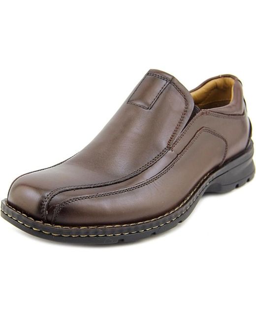 Dockers Agent Men Bicycle Toe Leather Brown Loafer in Brown for Men | Lyst