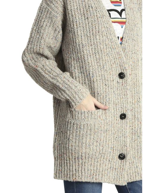 etoile isabel marant Hamilton Oversized Knitted Cardigan ...