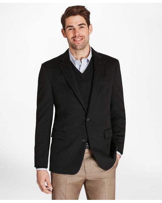 black cashmere sport coat