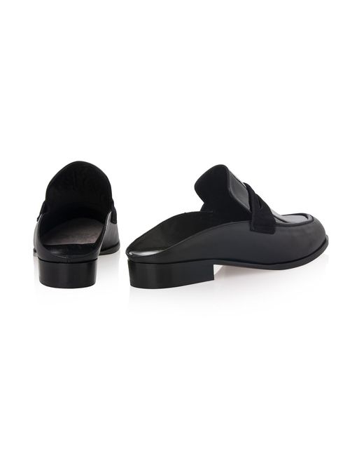 tuxedo loafers black
