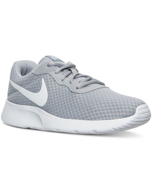 Nike Men's Tanjun Casual Sneakers From Finish Line in Gray for Men ...