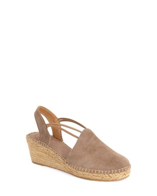 Toni pons 'tremp' Slingback Espadrille Sandal in Natural (TAUPE SUEDE ...