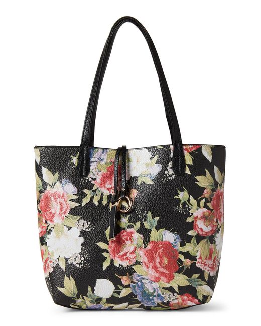 Lyst Imoshion Black Violet Reversible Shoulder Bag In Imoshion Black Violet Reversible Shoulder Bag