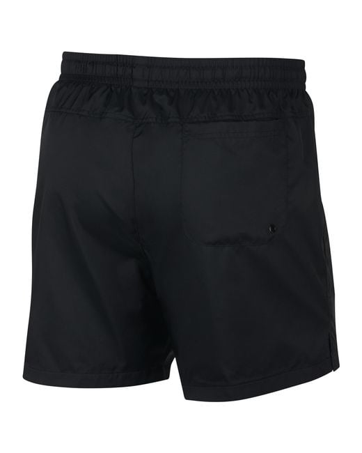 nike club essentials woven flow shorts black