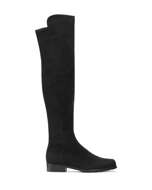 stuart weitzman 5050 boot suede vs leather