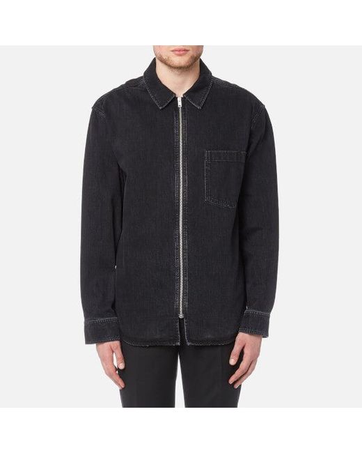 alexander wang blue and black denim cargo jeans