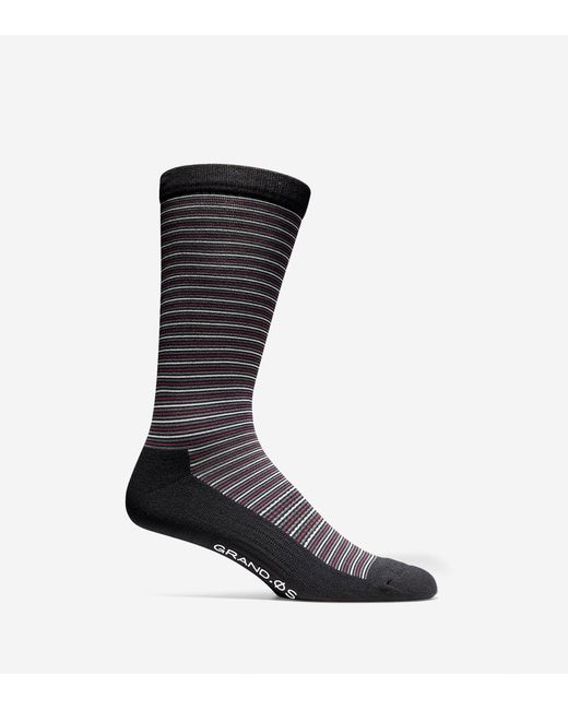 Cole haan Grand.øs Multistripe Crew Socks in Black for Men Lyst