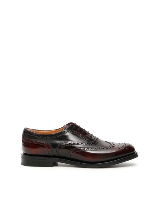 Church's Leather Burwood Lace-ups in Brown,Red (Brown) - Lyst