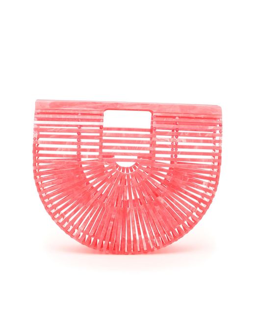 Lyst - Cult Gaia Small Acrylic Ark Clutch in Pink - Save 60.07194244604317%