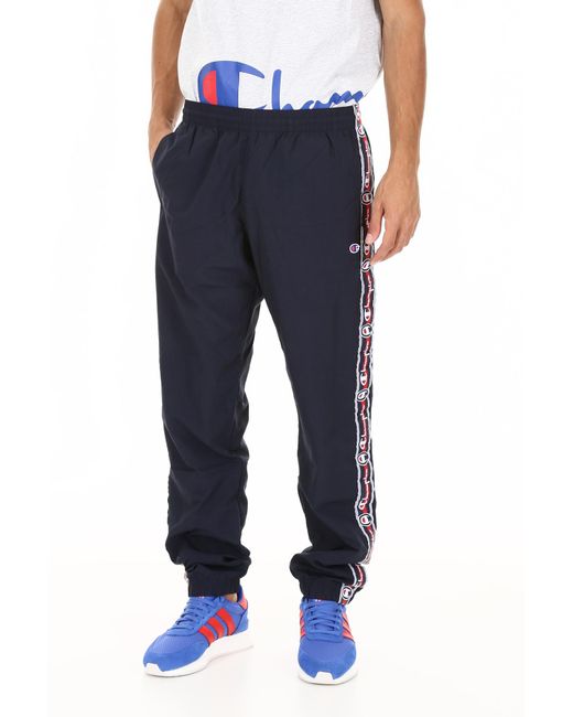 Lyst - Champion joggers With Elastic Cuffs in Blue for Men