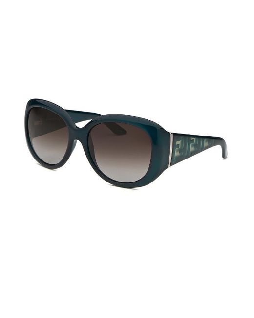 Fendi Women's Oversized Dark Teal Sunglasses in Teal Lyst