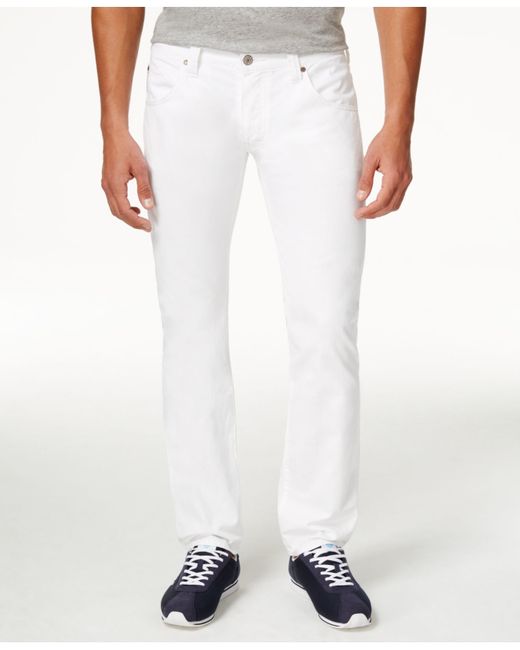 Armani jeans Men's Slim-fit Jeans in White for Men (White Wash) - Save ...