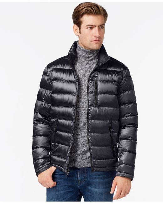 Calvin klein Men's Packable Down Jacket in Blue for Men (Cold Blue) | Lyst