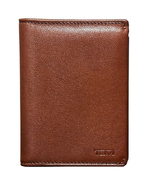 Tumi 'chambers' Leather Lfold Wallet in Brown for Men (TEAK) Lyst