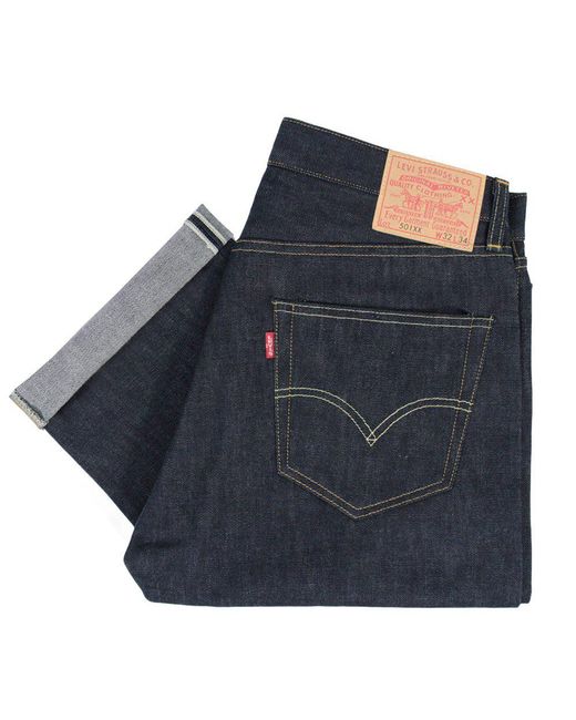 Levi S Levis Vintage 1955 501 Xx Rigid Selvage Denim Jeans