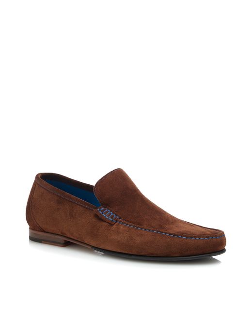 Loake Men's Suede 'nicholson' Loafers in Tan (Brown) for Men - Lyst