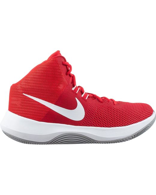 Lyst Nike Air Precision Basketball Shoes in Red for Men