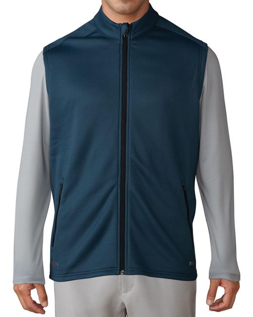 Adidas Climaheat Hybrid Full Zip Golf Vest in Blue for Men Lyst