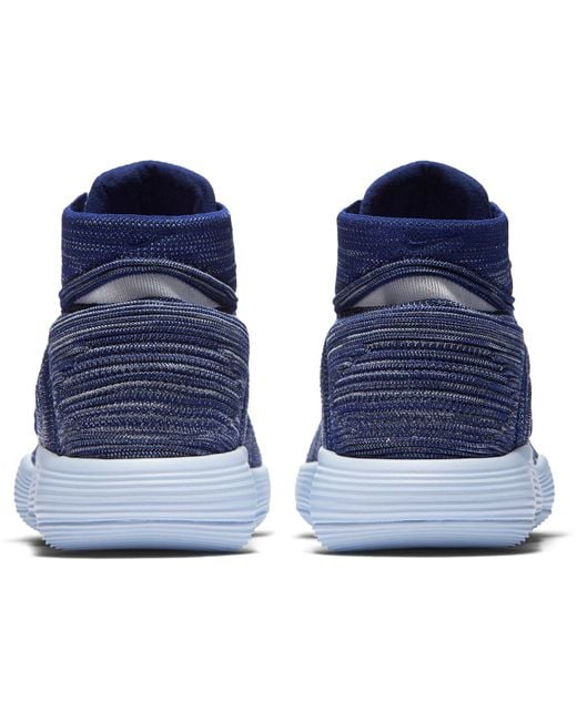 ... Nike | Blue React Hyperdunk 2017 Flyknit Basketball Shoes for Men | Lyst