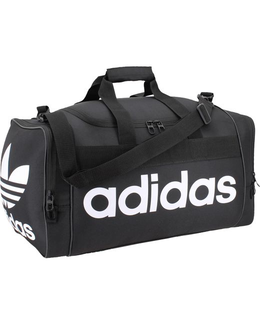 Lyst Adidas Originals Santiago Duffle Bag In Black For Men Adidas Black Originals Santiago Duffle Bag For Men Lyst