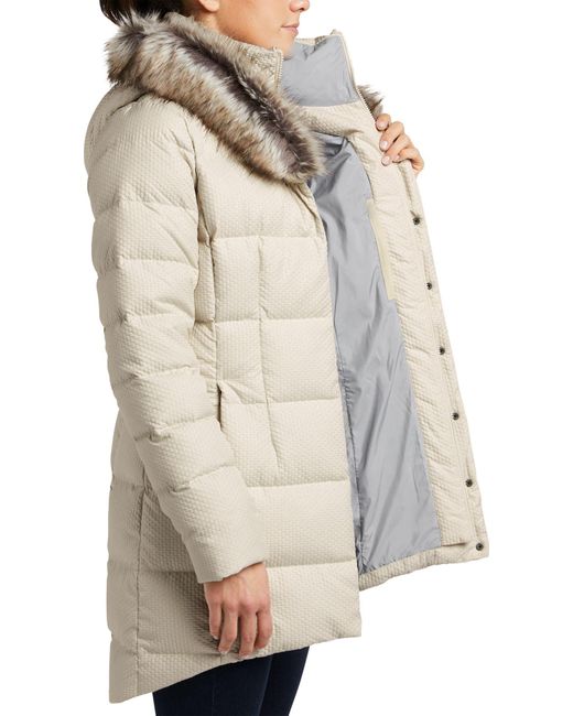 north face fur parkina