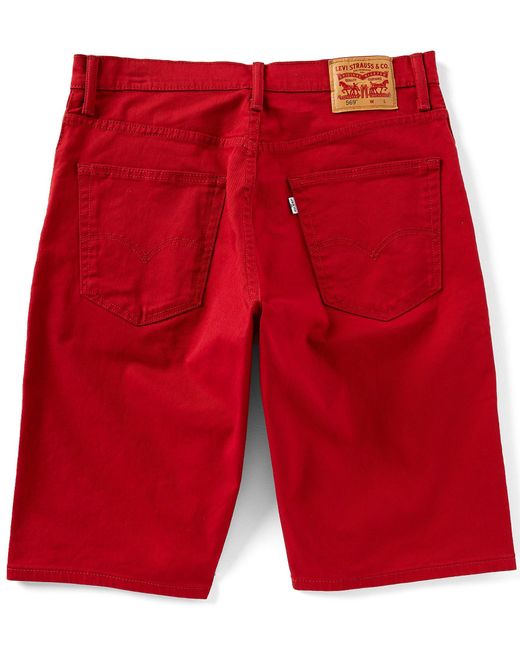 red levi jeans men