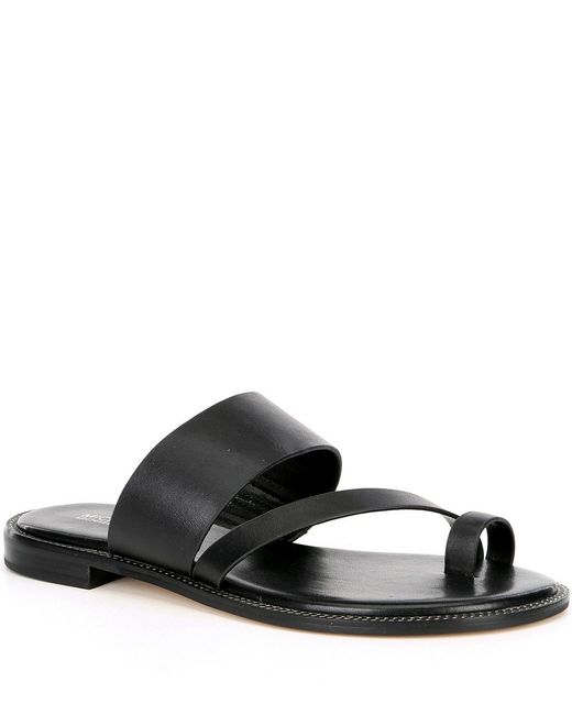 Michael Kors Pratt Slide Sandal in Black - Lyst
