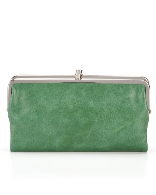 Hobo Original Lauren Double-frame Clutch Wallet in Green (Ivy) - Save 30% | Lyst