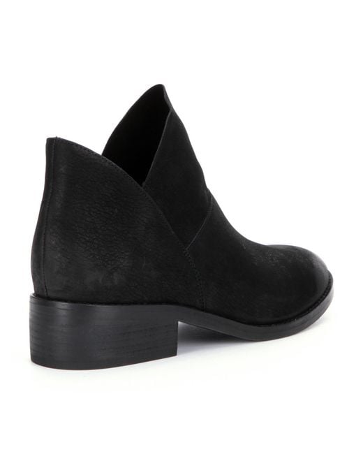 Eileen fisher Leaf Nubuck Ankle Boots in Black Save 30