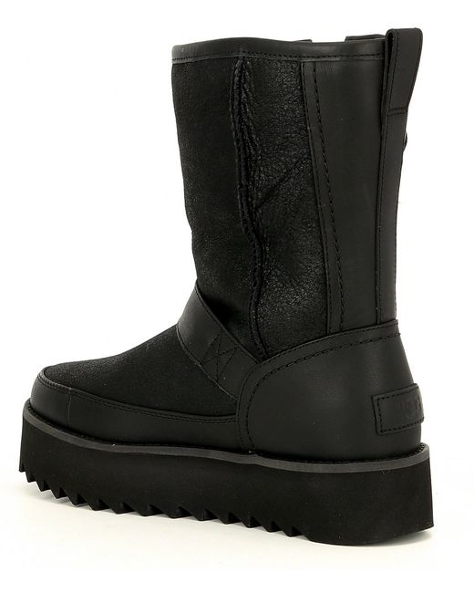 classic rebel biker short boot