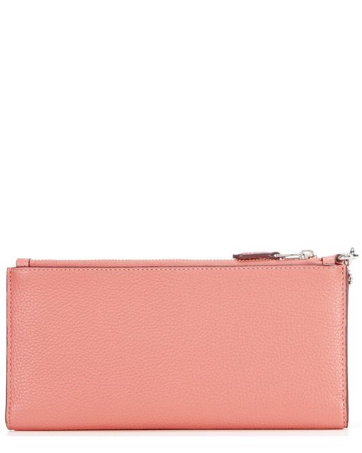 COACH Small Double Zip Wallet in Pink - Lyst
