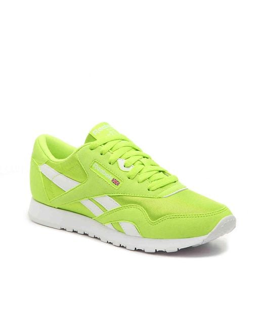 men's green reebok trainers