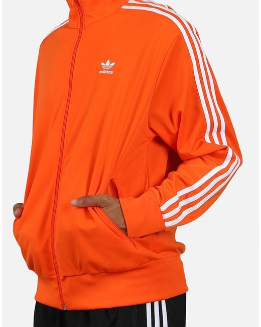 adidas windbreaker orange