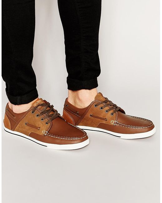 Aldo Greeney Boat Shoe - Tan in Brown for Men | Lyst