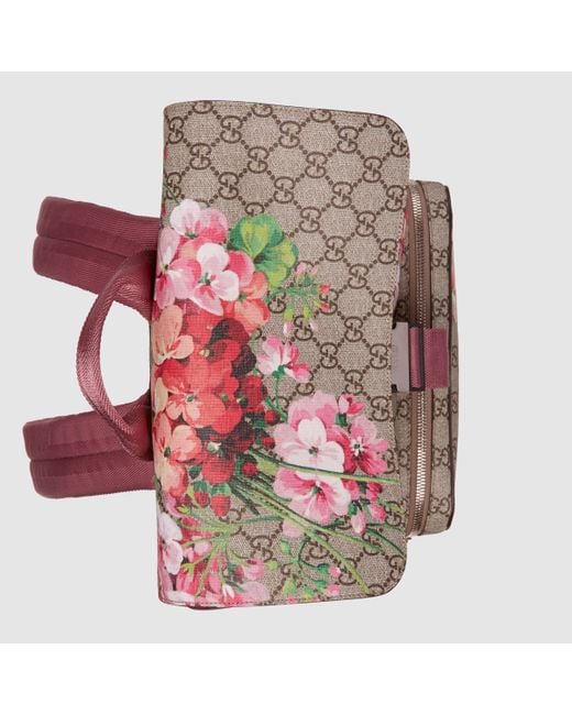 Gucci Gg Blooms Backpack in Floral (GG supreme canvas) | Lyst