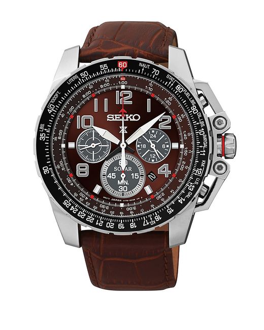 seiko s neo sport chronograph stainless steel black ss black bezel in metallic for seiko s neo sport chronograph stainless steel black ss black bezel in metallic for