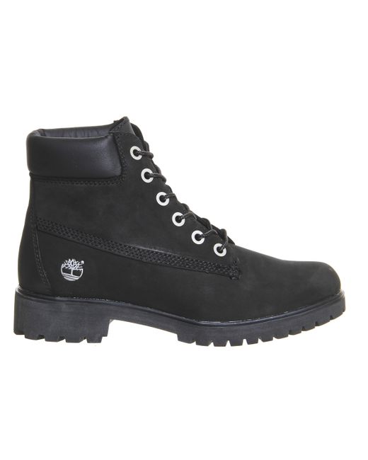 timberland slim premium 6 inch boots jet black