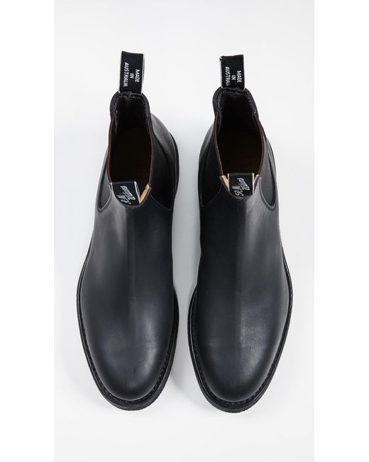 R.M. Williams Gardner Leather Chelsea Boots in Black for Men - Lyst