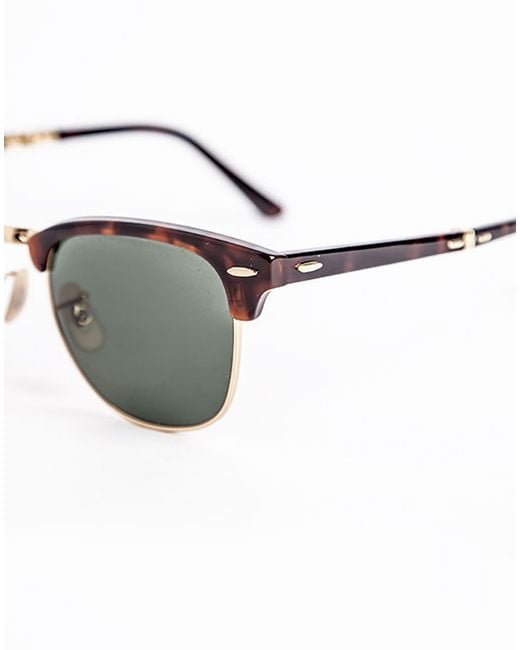 Ray-ban Sunglasses Iconic Folding Polarized Clubmaster in