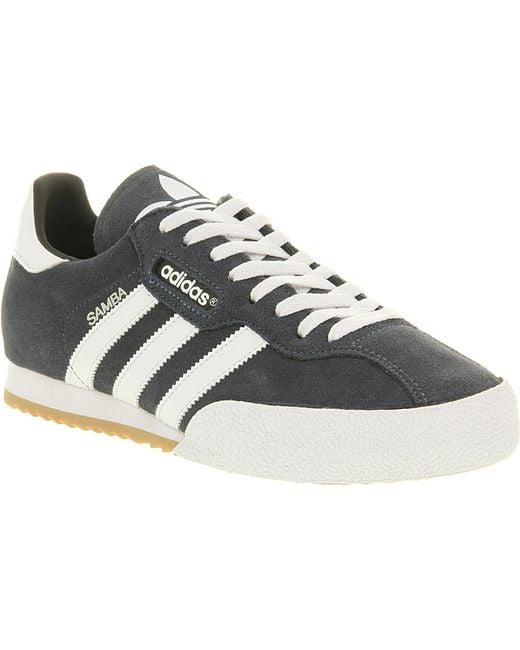 Adidas Samba Super Suede Trainers in Blue for Men (navy) | Lyst