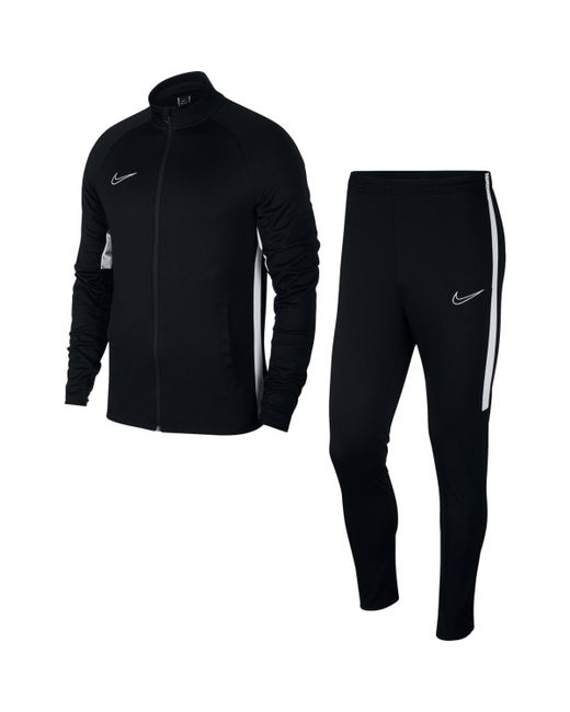 nike black academy tracksuit