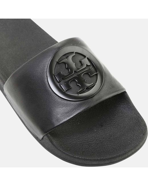 Tory Burch Lina Slide in Black - Save 45% - Lyst