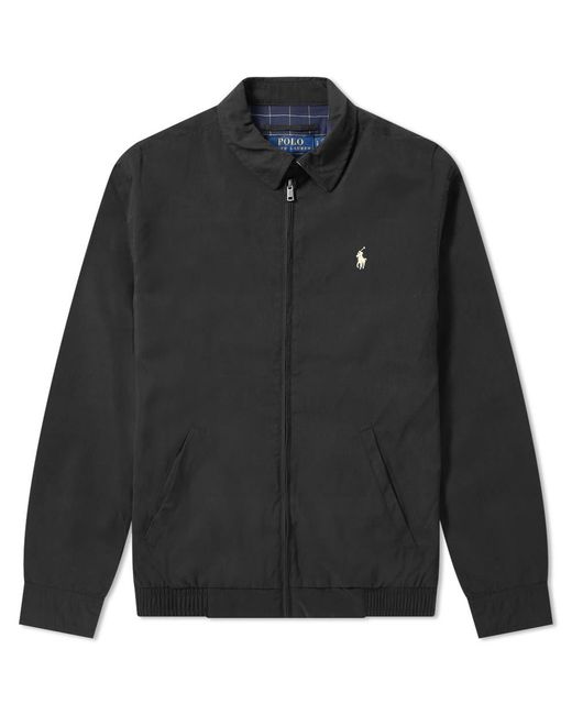 Polo Ralph Lauren Synthetic Windbreaker Harrington Jacket in Black for