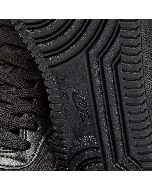 lyst nike air force 1 '07 alto tela in nero per gli uomini. lyst nike air force 1 '07 alto tela in nero per gli uomini.